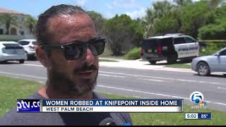 Two men armed with knives rob women at West Palm Beach home