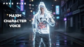 Free fire 'Maxim character voice sound | ff maxim voice 2026