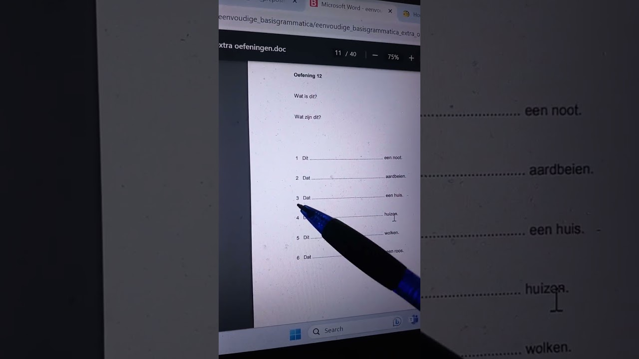 Wat is dit? ( Oque é isso?) gramatica holandesa