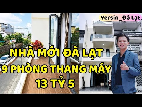 BÁN CĂN NHÀ MỚI XÂY 2 MẶT TIỀN 9 PHÒNG THANG MÁY NGAY TRUNG TÂM ĐÀ LẠT