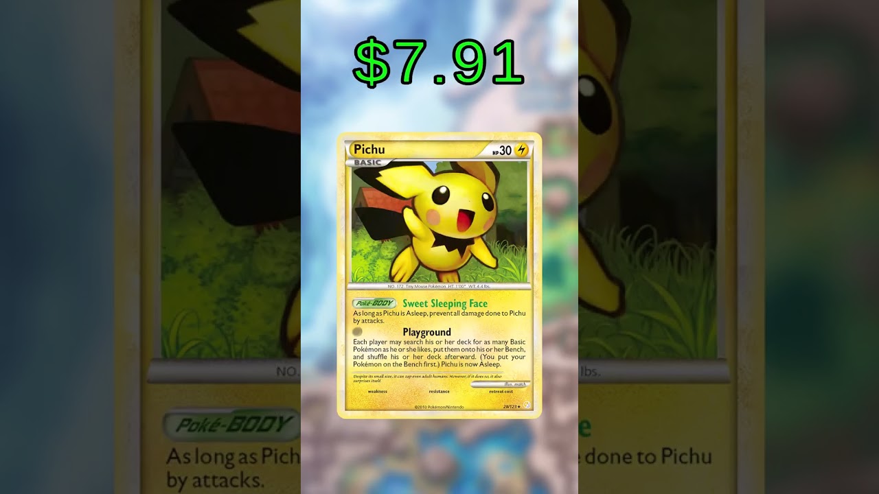 Top 15 Pichu Cards (Most Expensive) English January 2026 - YouTube Top 15 Pichu Cards (Most Expensive) English January 2026 - YouTube