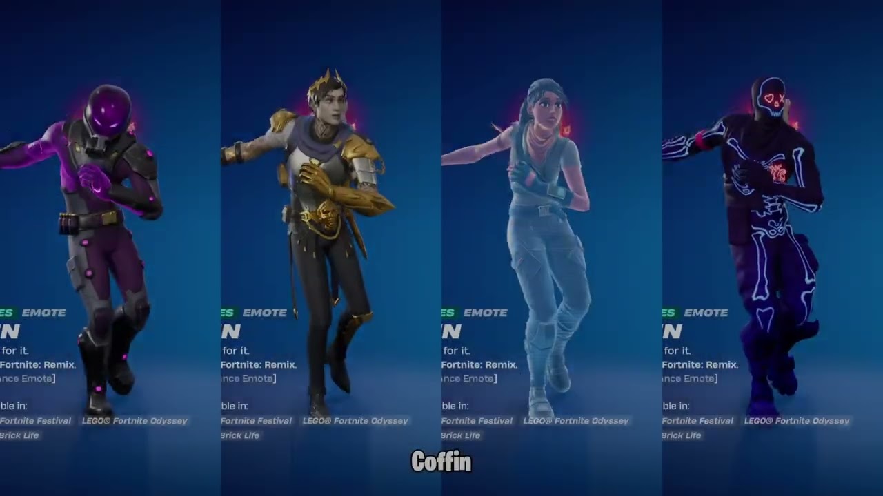 Fortnite All Icon Series Emotes & Dances New TikTok Dances!