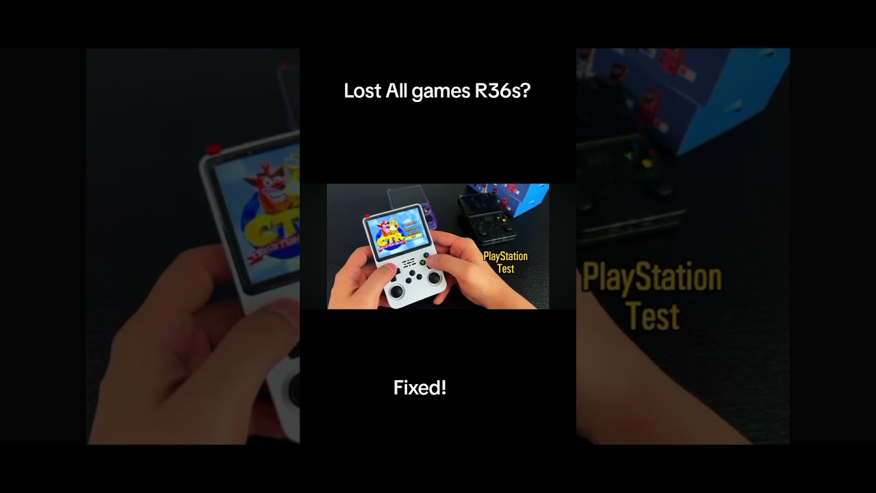 Lost All Games R36s Fixed !