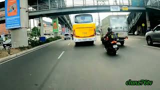 tumba dalawang motorcycle at 2 bus naghabolan