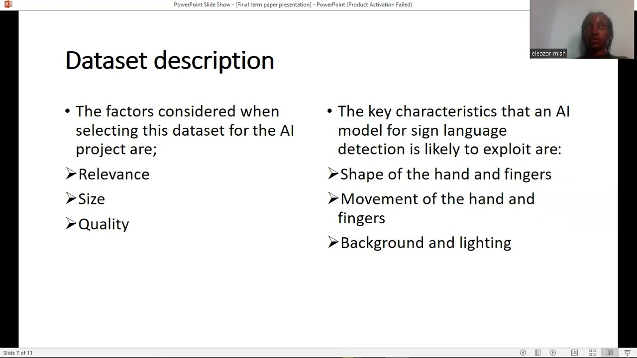 Final term paper presentation