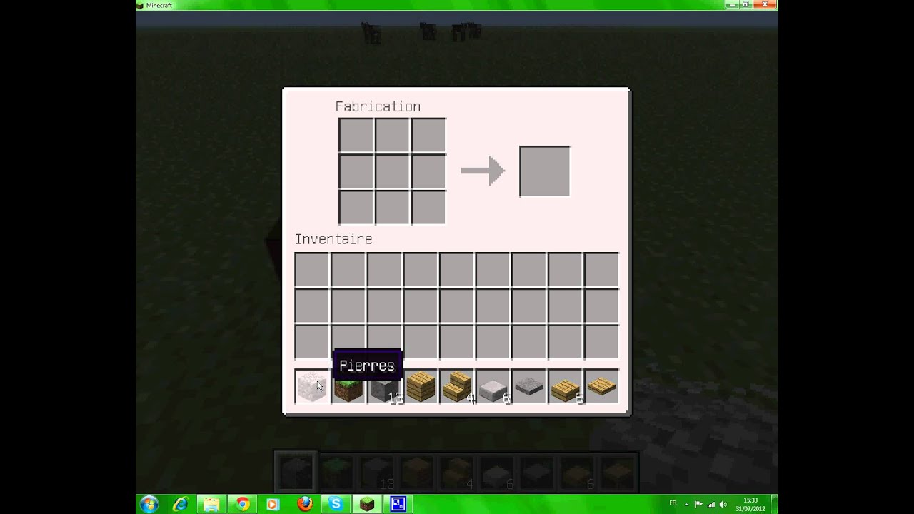 tuto: comment faire des escalier sur minecraft. - YouTube