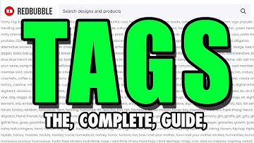 How to use tags on Redbubble