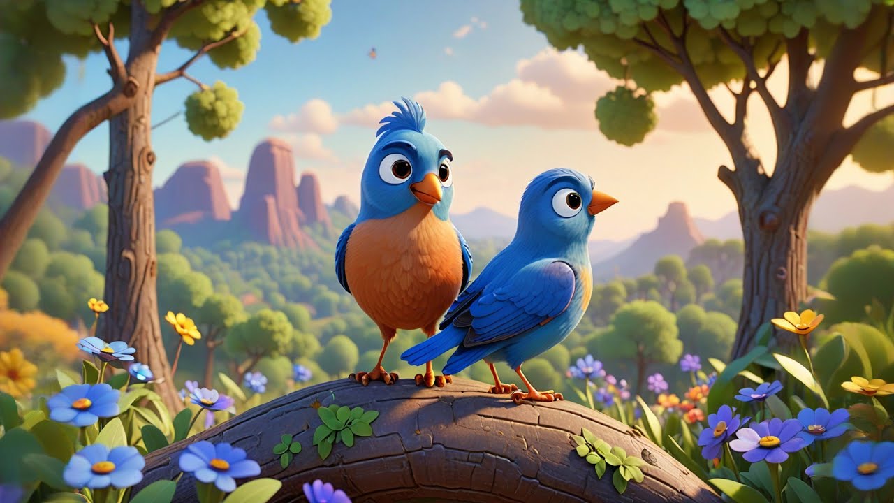 Chirpy Bird’s Morning Song | Happy Kids Song | Nursery Rhymes and Preschool Learning