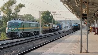 Diesel At Its Best : BGKT WDP4B with Jodhpur - Benglore Express Sprinting At 130.