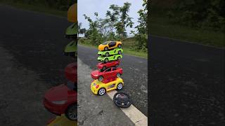 Six Remote Control Racing Car Tower Competition 🙀