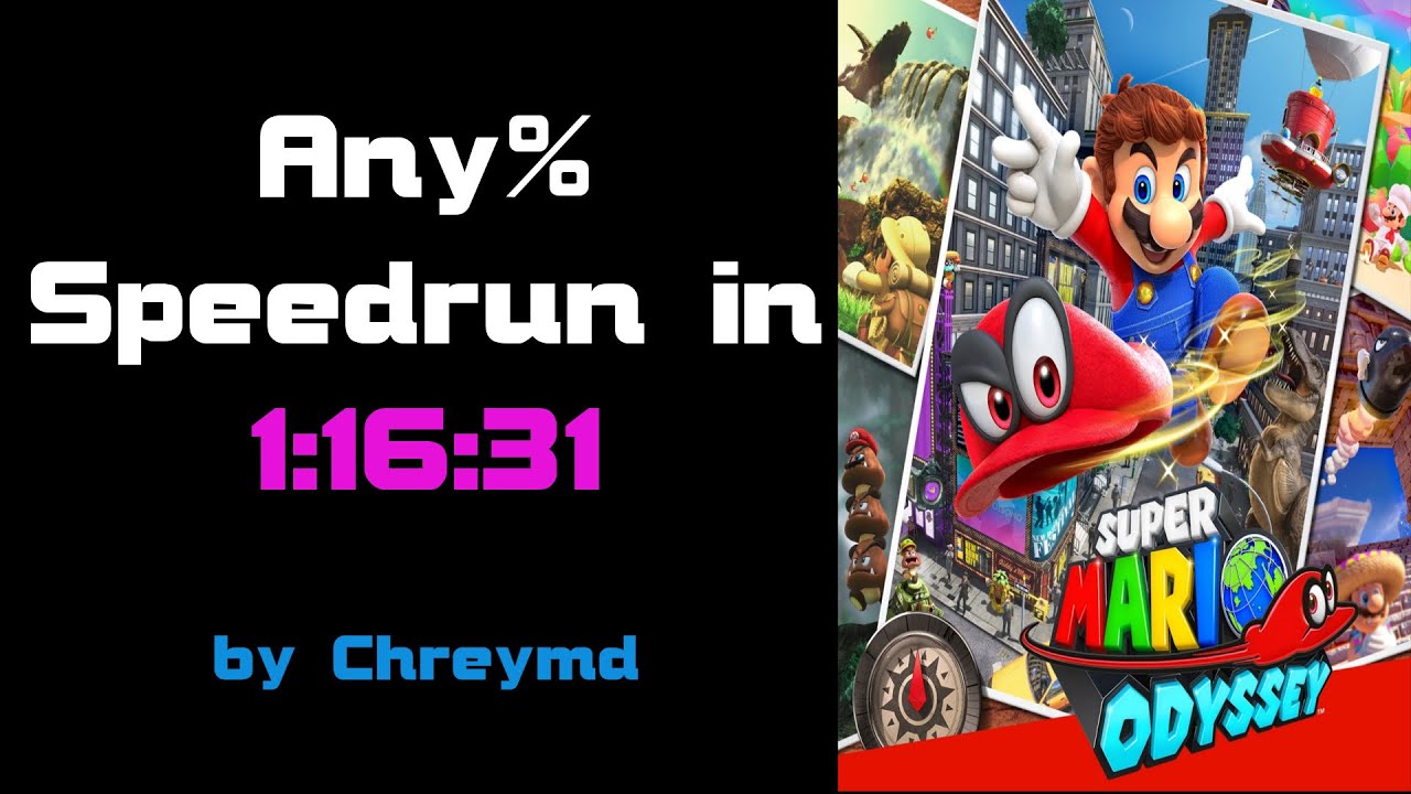 Super Mario Odyssey Any% Speedrun in 