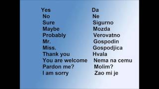 Learn Serbian #2 -Basic Words screenshot 4