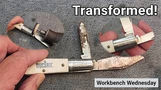 I Restored This Rusted, Vintage Colonial Barlow Knife (It's Sharp Now!)