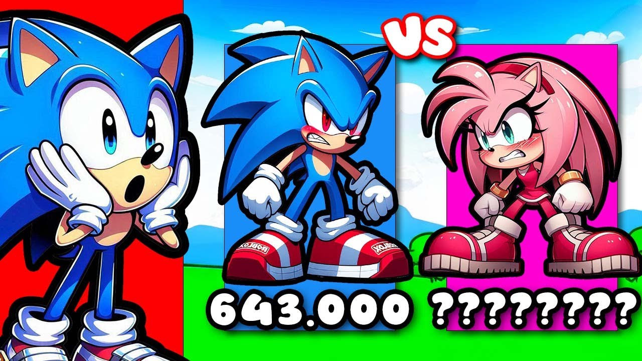 SONIC BOYS vs SONIC GIRLS Power Level Comparison