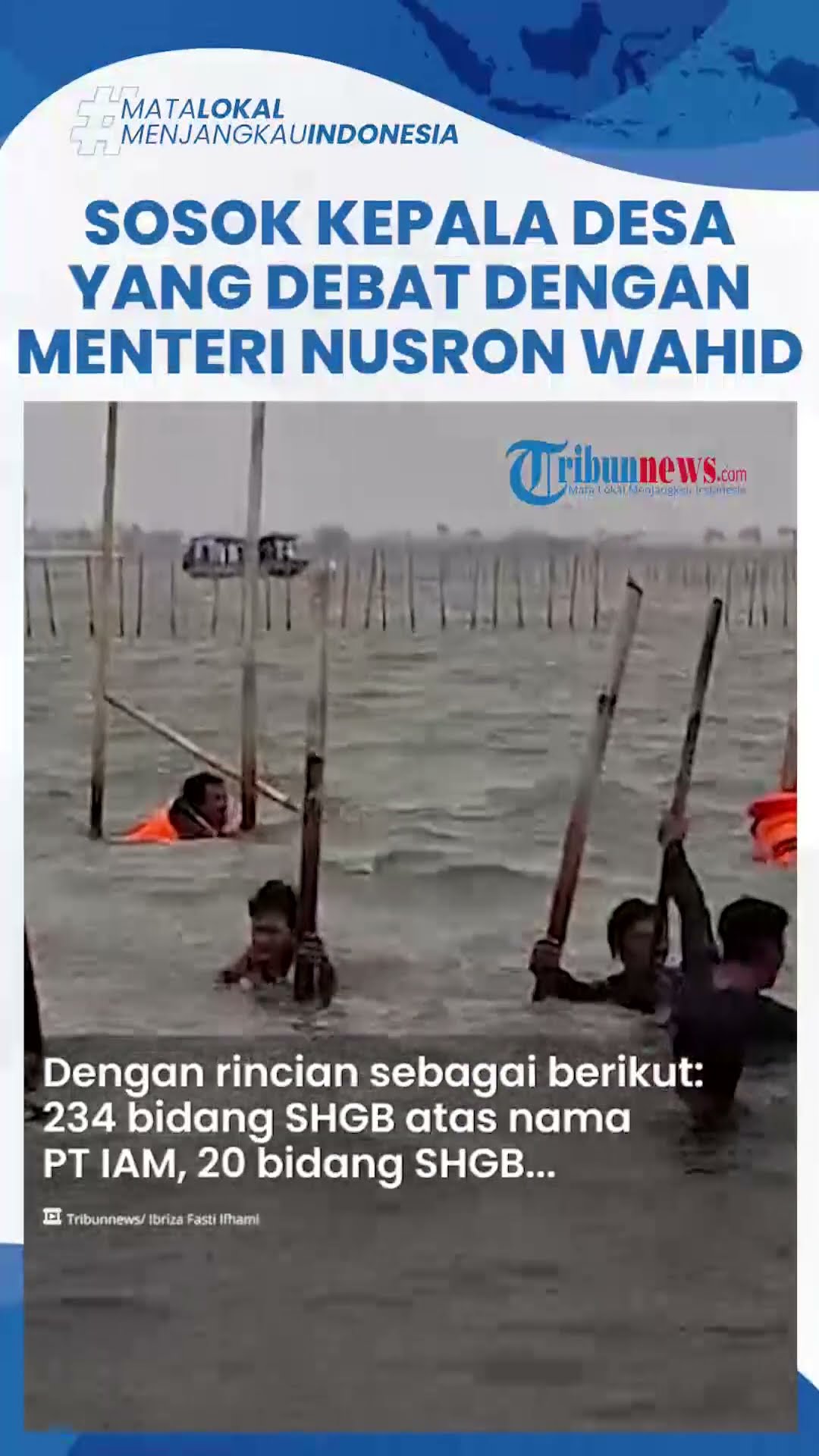 SOSOK Arsin Kepala Desa 'Tajir' yang Debat dengan Menteri ATR soal Sertifikat Pagar Laut Tangerang
