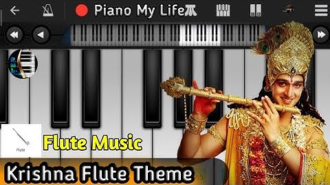 Lord Krishna Flute Music Piano Tutorial | Star Plus Mahabharat | Perfect Piano | Piano My Life.