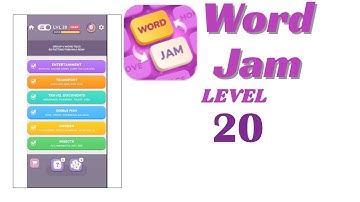Word Jam Level 20 Walkthrough | Step-by-Step Guide 🧠 | Go Answer