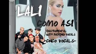 Lali - COMO ASI (Instrumental with backing vocals + CNCO vocals)