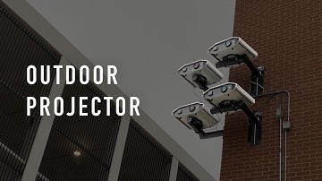 Permanent projection mapping in Kalamazoo, MI, USA