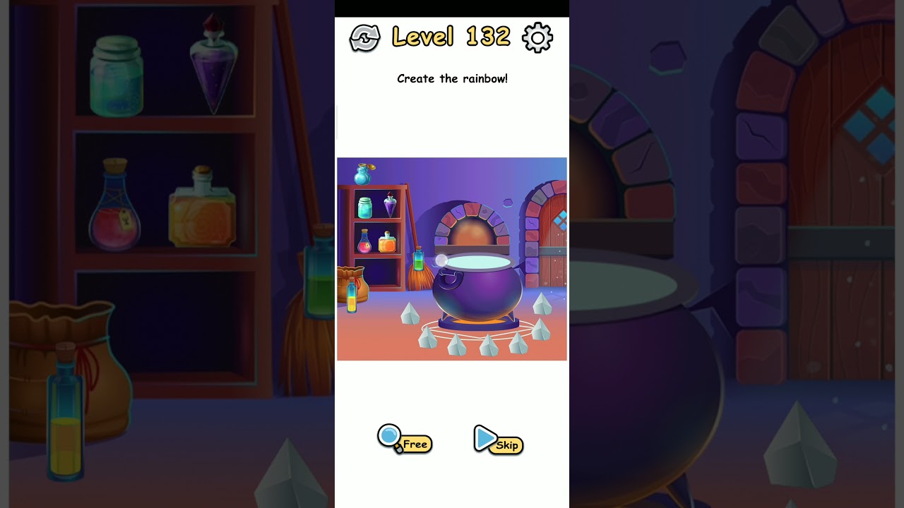 Brain Crack Level 132 Soluton