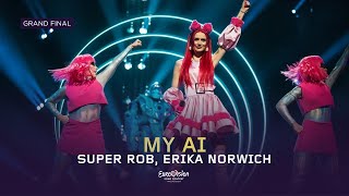 Super Rob, Erika Norwich - My AI - LIVE (Melodi Grand Prix 2024, Grand Final)