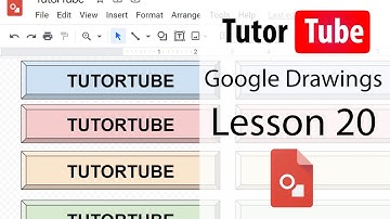 Google Drawings Tutorial - Lesson 20 - Sharing Options