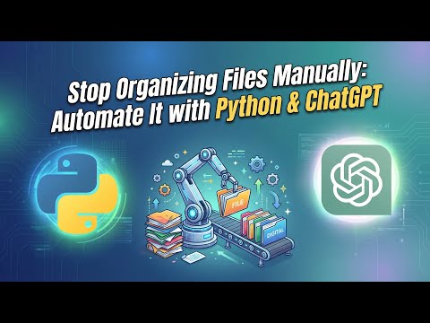 Stop Organizing Files Manually: Automate It with Python & ChatGPT