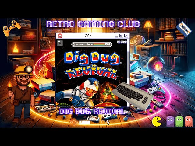 Dig Dug Revival (C64) – Arcade Classic Reborn | Commodore 64