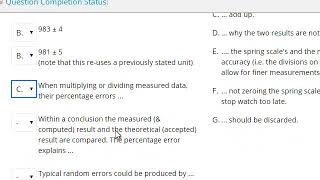 guide to completing Phys 123 Unit 1 PU 1 and HW 1