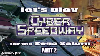 Cyber Speedway Full Playthrough (Sega Saturn) - Part 2: Advanced Mode | Let's Play #139 screenshot 4