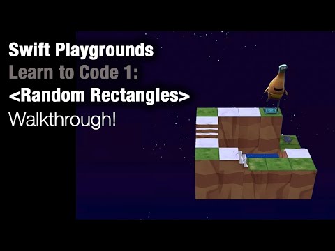 Swift Playgrounds - Random Rectangles (Learn to Code 1)