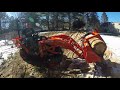 Kubota BX 1880 Homemade Bucket Grapple