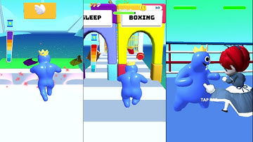 blue monster run max level walkthrough Android,ios gameplay