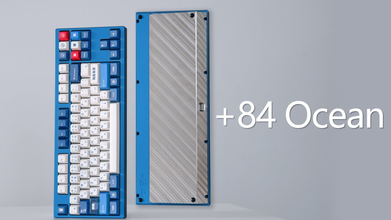 +84 Классическая TKL-клавиатура с колпачками клавиш PBTfans Calkis