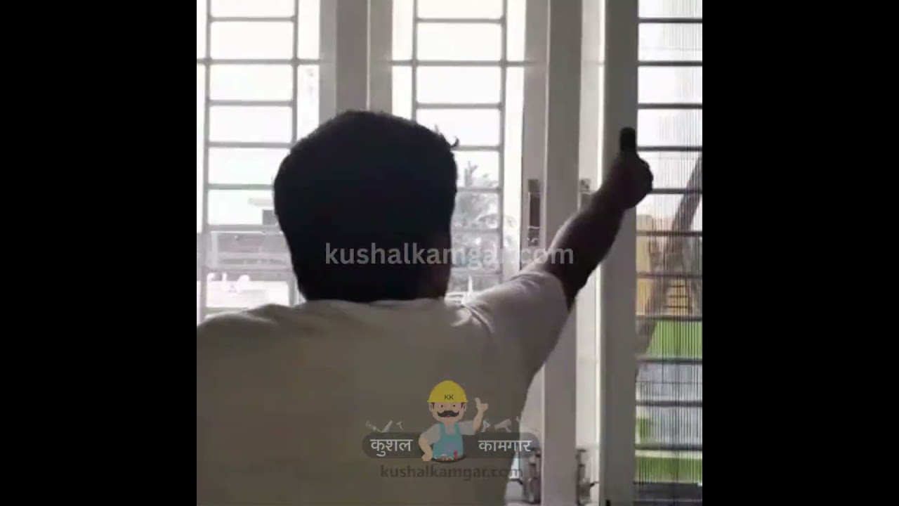 Pleated mosquito net windows installation in bedroom in Ranchi city