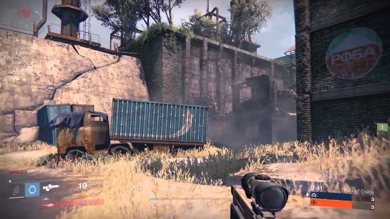 "I wouldn't venture out there fellas. This sniper's got talent."