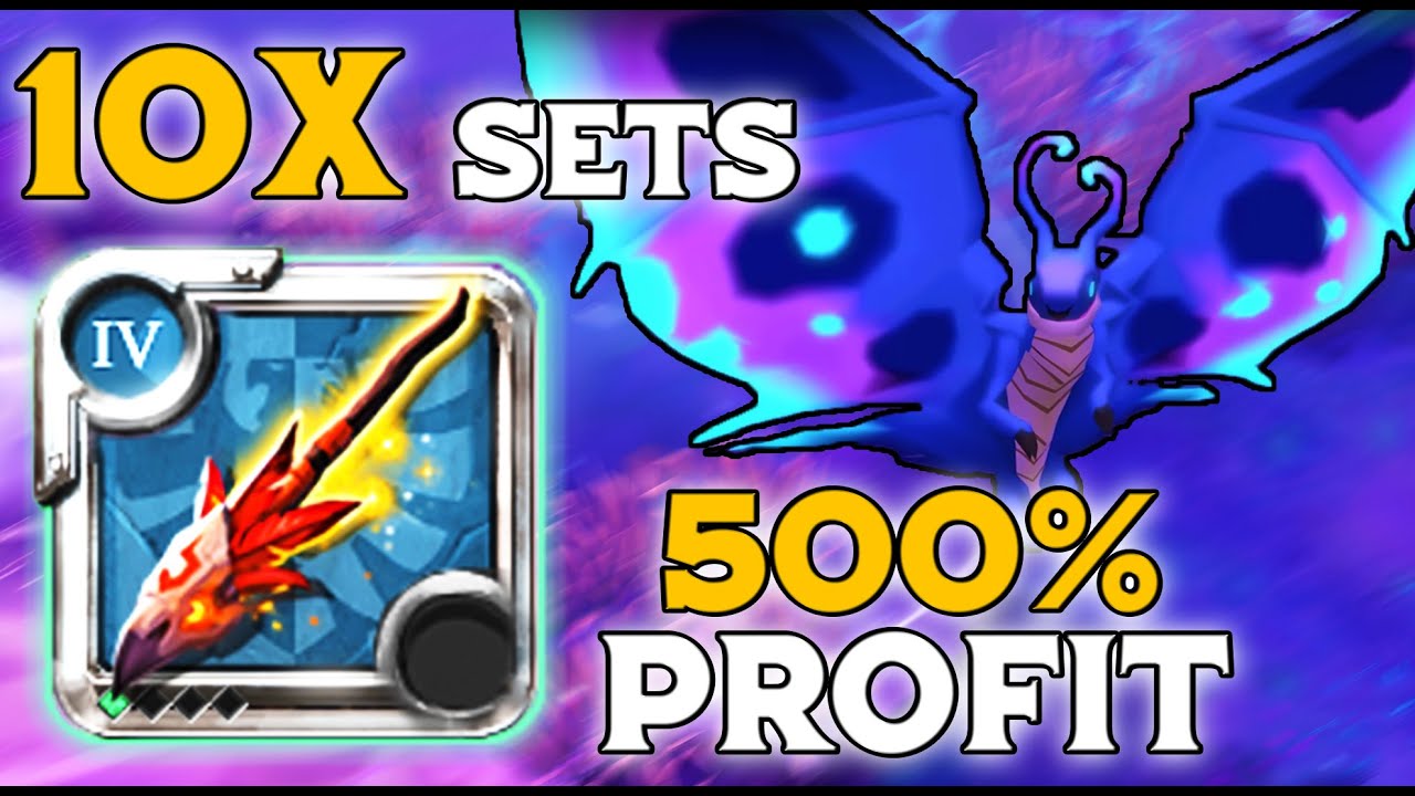 100k Wildfire Sets got me 500% Profit  | Albion Online