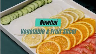 Newhai Electric Vegetable Slicer | Ideal for Potatoes, Onions, Tomatoes, and Lemons