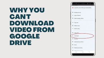 Google Drive: Video not downloading from Google drive
