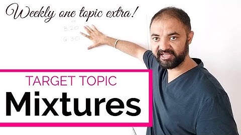 Mixtures Alligations. Target this week Topic.