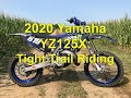 2020 YZ125X Tight Trail Riding