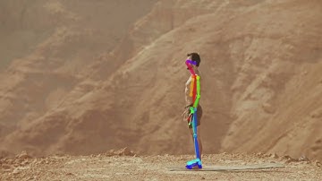 Markerless Motion Tracking Yoga | OpenPose | Short Clip