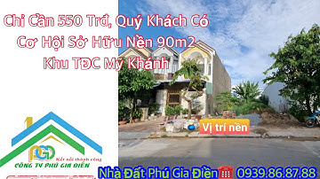 🇻🇳  Chỉ cần 550 triệu đồng có cơ hội sở hữu nền 90m2 Khu TĐC Mỹ Khánh, Phong Điền, TP Cần Thơ 🇻🇳