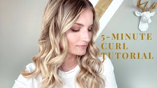 5 Minute Curls Tutorial