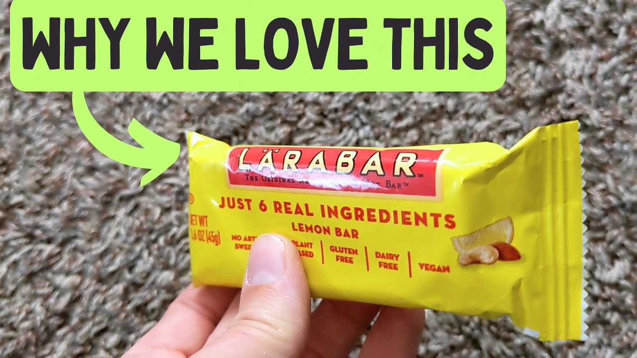 The perfect snack?? Larabar Lemon Bar, healthy wholesome packaged snack - REVIEW