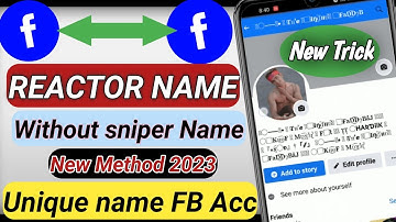Reactor Name Rejected problem solution | long Reactor Unique Name Facebook account 2023 ||