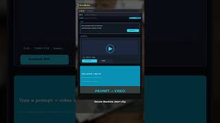 Type a prompt — Luma generates the video