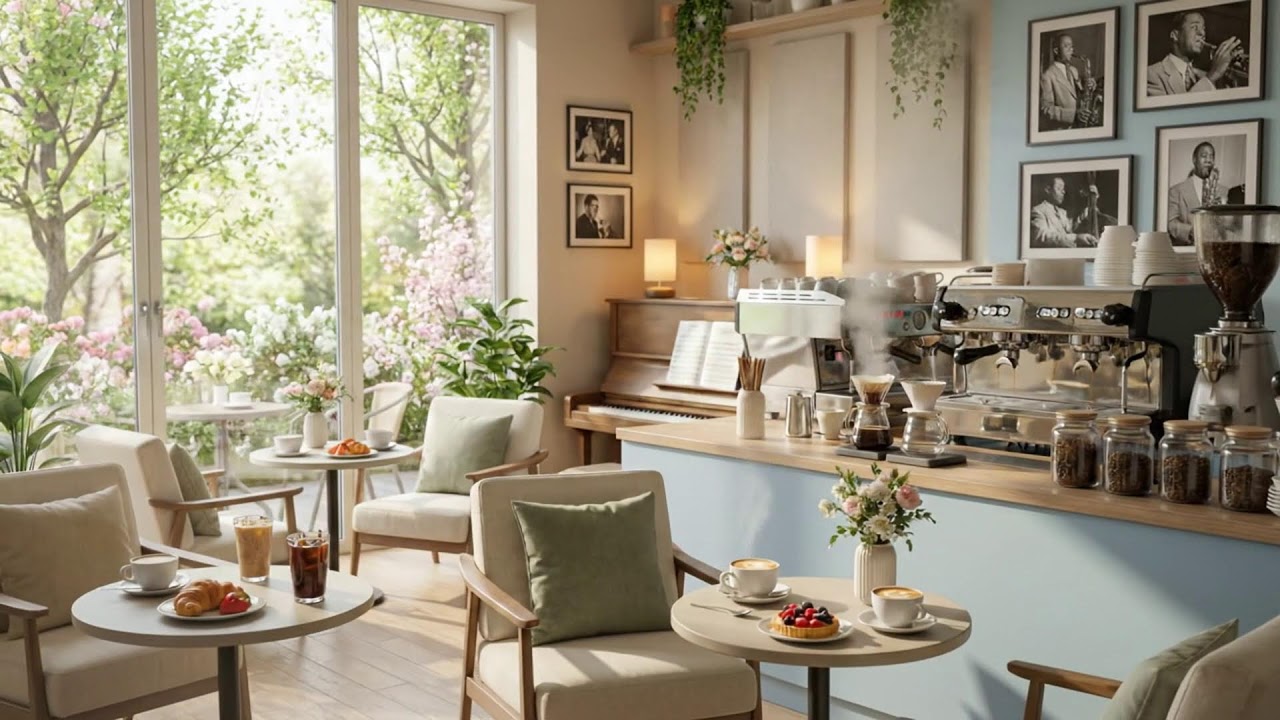 春のカフェでの朝の静けさ 🌸🎹 リラックスピアノ