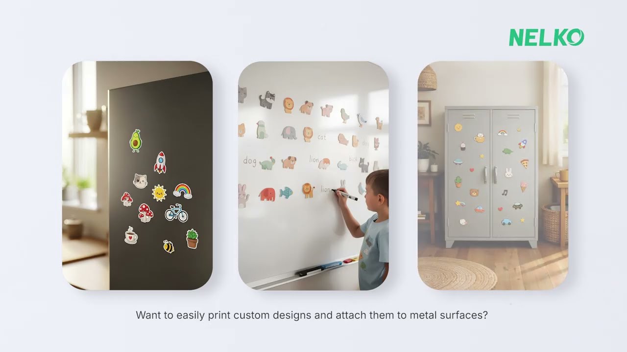 NELKO PP01 Magnetic Photo Paper | Full Tutorial & How to Use Magnetic Sticker Prints