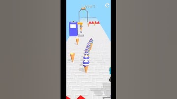 icecream stack run gameplay walkthrough #shorts #shortsfeed #gameplay #trend #ytshorts #viral